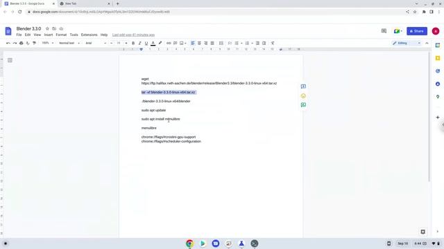 How to install Blender 3.3.0 on a Chromebook смотреть онлайн
