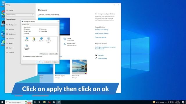 how to get desktop icons on windows 10 / how to show desktop icons on windows 10 / how to show icon смотреть онлайн
