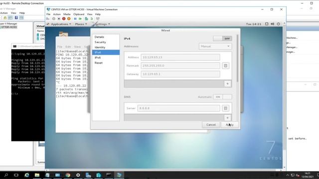 Configure static IP address on CentOS 7 | Step by step смотреть онлайн