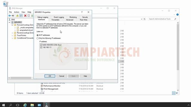 Configure DNS Forwarding in Windows Server 2016 in HINDI смотреть онлайн
