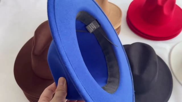 [Cherishelle] Custom Wide Brim Fedora Felt Hat смотреть онлайн