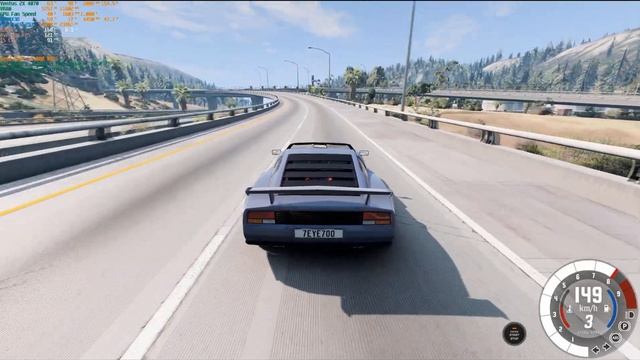 RTX 4070 Ventus 2X + 5800 X3D | BeamNG test смотреть онлайн