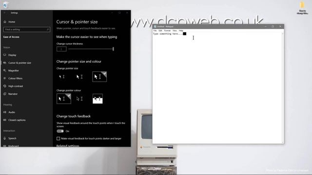 How to change Mouse Pointer Size Windows 10 смотреть онлайн