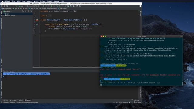Android Studio 3.6에서 Flutter 설치시 toolchain 이슈 해결 방법 смотреть онлайн