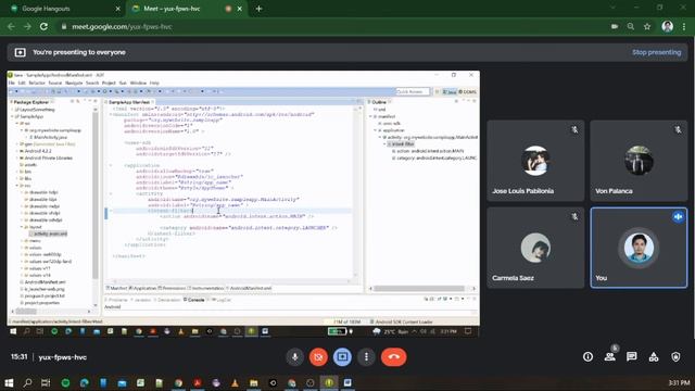 Setup in Developing Android Apps and Eclipse IDE(Part 3 - Oct 25, 2021) смотреть онлайн