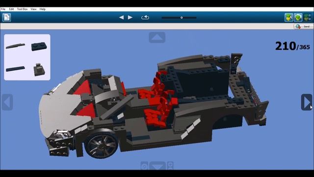 Lego Lamborghini Sesto Elemento смотреть онлайн