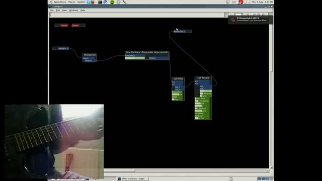 Ghetto guitar synth with Linux/Ingen смотреть онлайн