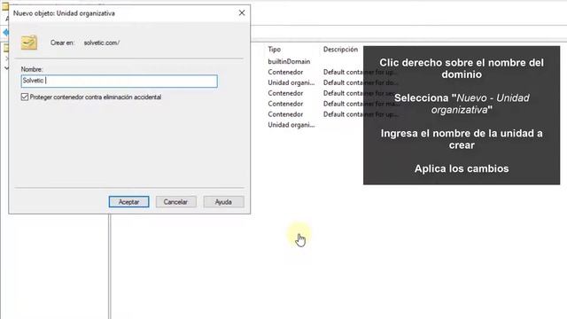 🙎♂️🙎 CREAR OU UNIDAD ORGANIZATIVA Windows Server 2022 смотреть онлайн