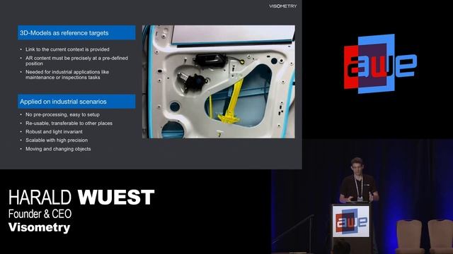 Harald Wuest (Visometry): Why Model Tracking is the Future of Industrial AR! смотреть онлайн