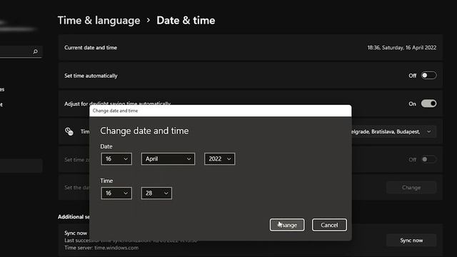 How to CHANGE DATE and TIME in WINDOWS 11 | 2022 смотреть онлайн