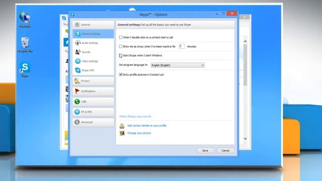 How to start Skype® automatically when you start your Windows® 8 based computer смотреть онлайн