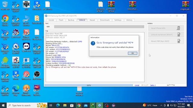SM A127f A13 android version 13 lastest update frp removing with z3x box смотреть онлайн