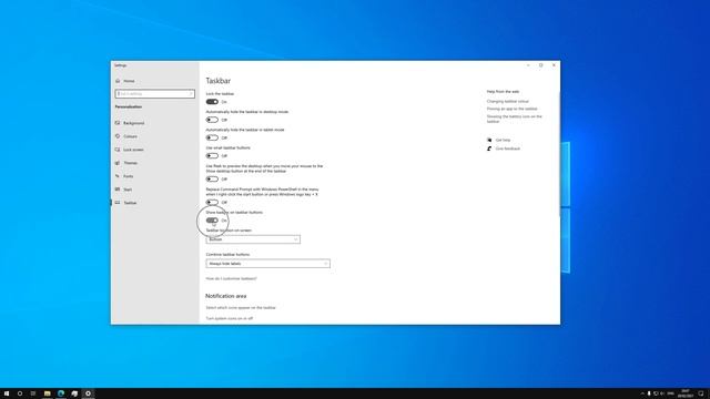 How To Show/Hide Badges On Taskbar Buttons Windows 10 смотреть онлайн