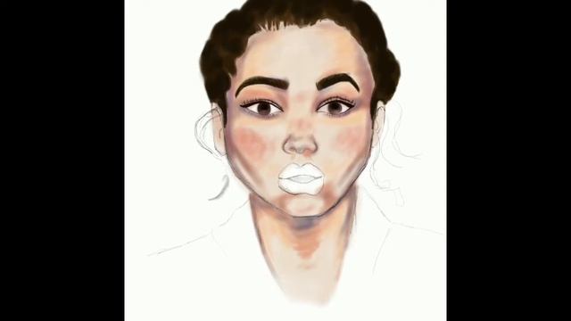 Portrait on iPad Pro using Apple Pencil смотреть онлайн