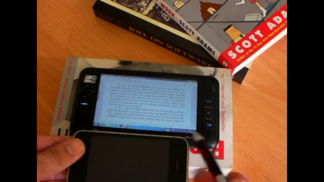 Reading eBooks on a Viliv S5 UMPC with Windows 7 - Part 1 смотреть онлайн