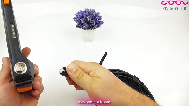 Endoscope camera FULL HD + 4,3" display + cam with 5m cable + IP67 (www.cool-mania.com) смотреть онлайн