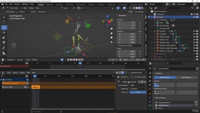 20. Creating the forward walk cycle part 1 смотреть онлайн