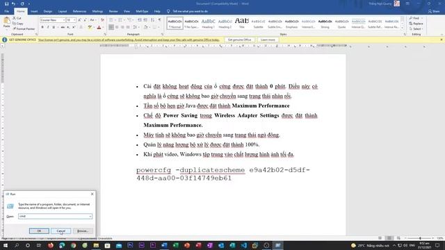 Hướng Dẫn Cách Kích Hoạt Tối Ưu Hiệu Suất (Ultimate Performance) смотреть онлайн
