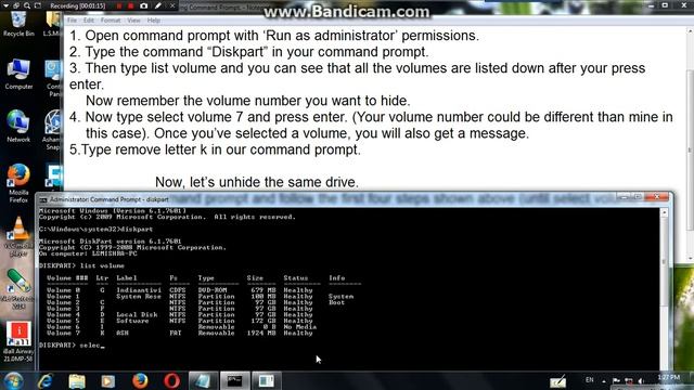 How to Hide Any Drive in Windows Using Command Prompt смотреть онлайн