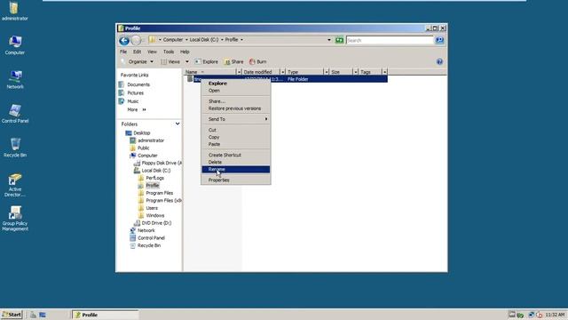 Khmer How to Create Roaming User Profile on Window Server 2008 2nd Edition របៀបបង្កើត Roaming User смотреть онлайн