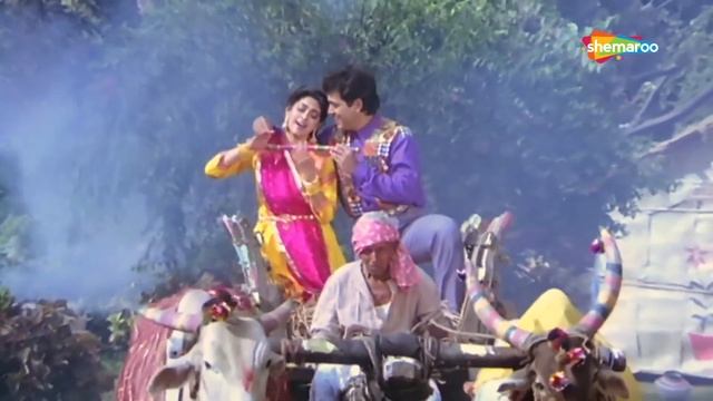 Chandi Ki Cycle Sone Ki Seat | Bhabhi | Govinda | Juhi Chawla | Anu Malik | Bollywood Popular Songs смотреть онлайн