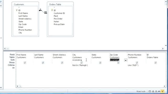 MS Access 2010 Lesson 12 Modifying Queries смотреть онлайн