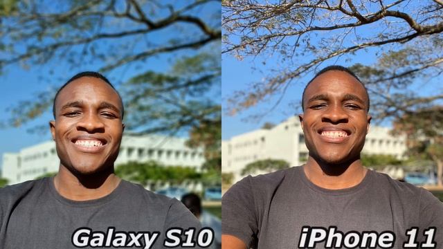 🤯 [INCRÍVEL] iPHONE 11 VS Galaxy S10 - Batalha de Câmeras as Cegas смотреть онлайн