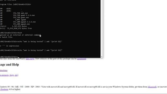 Awk On Windows смотреть онлайн