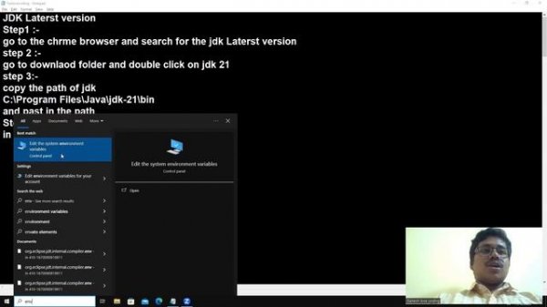 How to Install Java JDK 21 on Windows 10 |Java Tutorial For Beginners | Learn Java