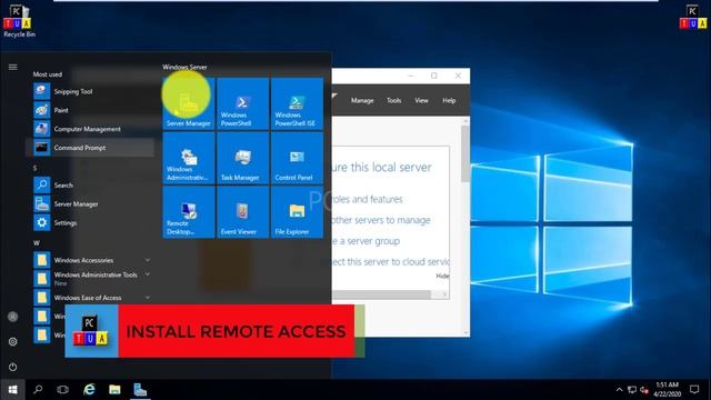 Cara mudah membuat gateway (NAT) di windows server 2016 | Easy | Simple | Praktek dengan VMWare смотреть онлайн