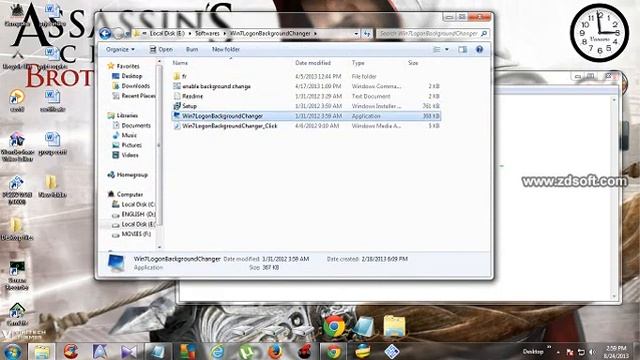 how to change your background on windows 7(Latest Video) in 10 secs!!!! смотреть онлайн