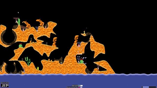 Worms Armageddon Вертикальный ками! смотреть онлайн