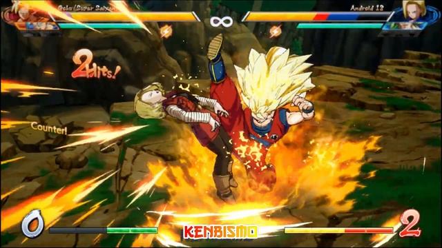 Bardock Goku Super Saiyan Vegito vs MaJin Buu Android 18 Broly, Dragon Ball Fighter Z PC Gameplay смотреть онлайн