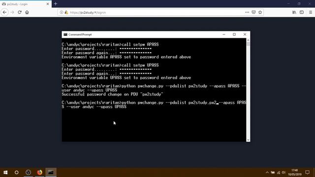 Changing local passwords on multiple Raritan intelligent PDUs смотреть онлайн