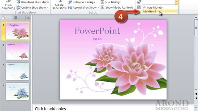 Using PowerPoint 2010 - Work with Presenter View смотреть онлайн