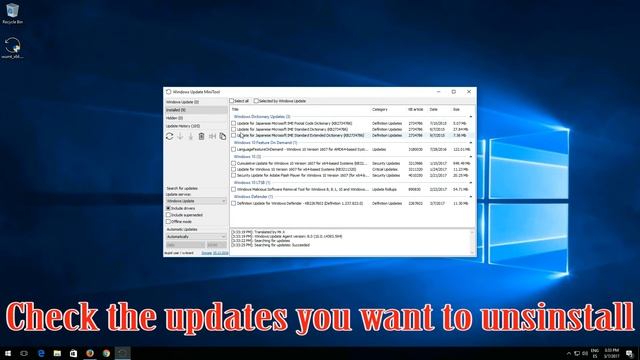 How to Uninstall Updates in Windows 10 смотреть онлайн