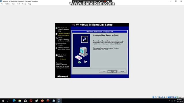 Installing Windows ME Build 2380 in VirtualBox смотреть онлайн
