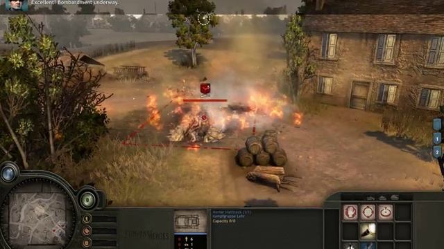 Company of Heroes - Opposing Fronts - Panzer Tutorial 1 смотреть онлайн