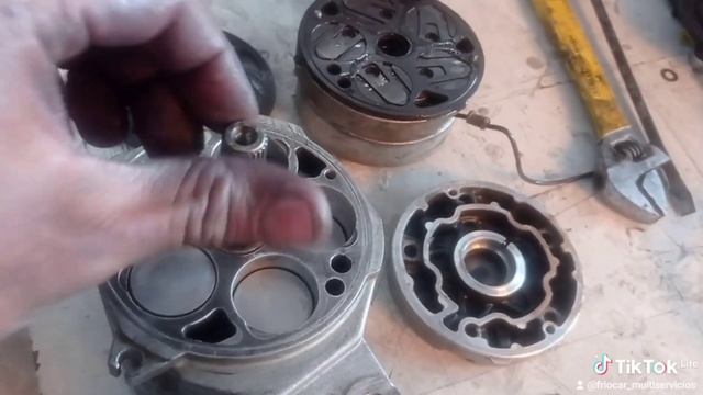 Armado De Compresor De Aire Acondicionado Chery S11