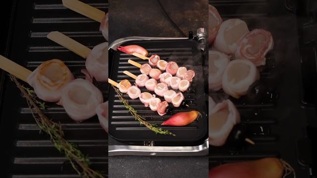 thumb-Шашлык из гребешка в беконе 300г-2}