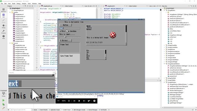 Amiga Skin Gadgets with Qt6 C++ смотреть онлайн