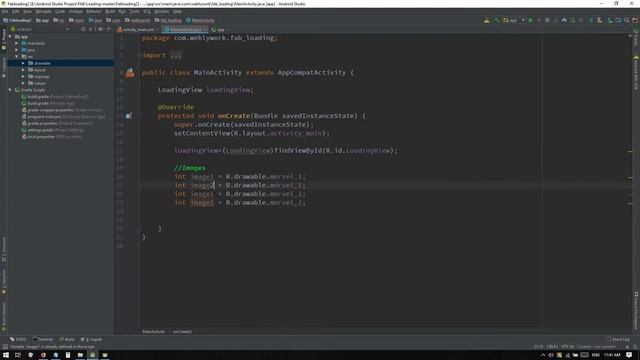 Android App | Fab Loading Library | hasanAcademy смотреть онлайн