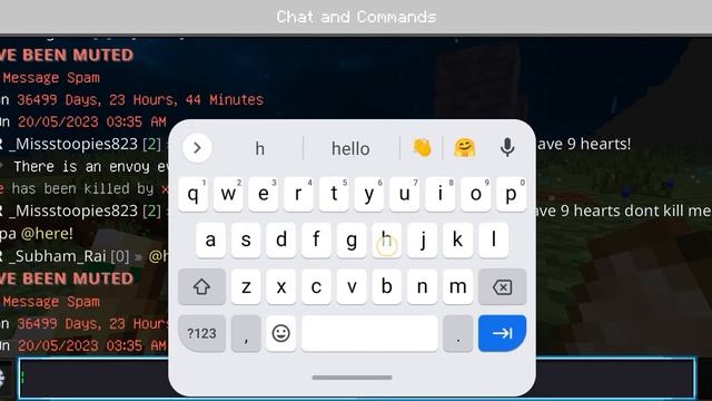 I am mute for 36493 days in apple mc all server pls help me смотреть онлайн