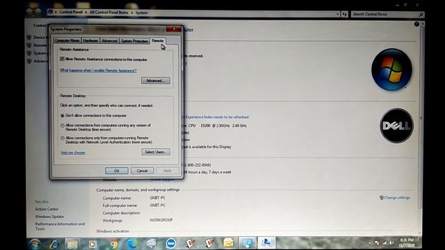 How to enable Remote Desktop Connection in Windows 7/8/10 смотреть онлайн