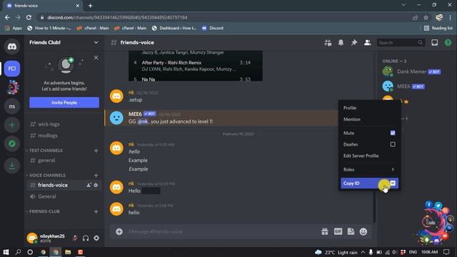 How to find discord id 2024 смотреть онлайн