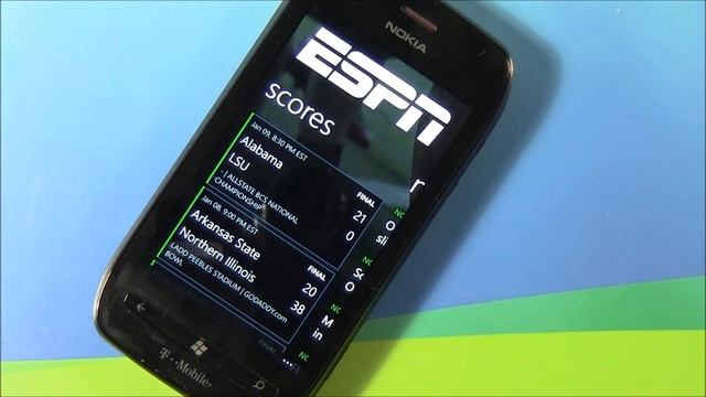 Windows Phone App Review: Nokia ESPN App смотреть онлайн