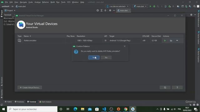 How to create flutter app and run the emulator смотреть онлайн