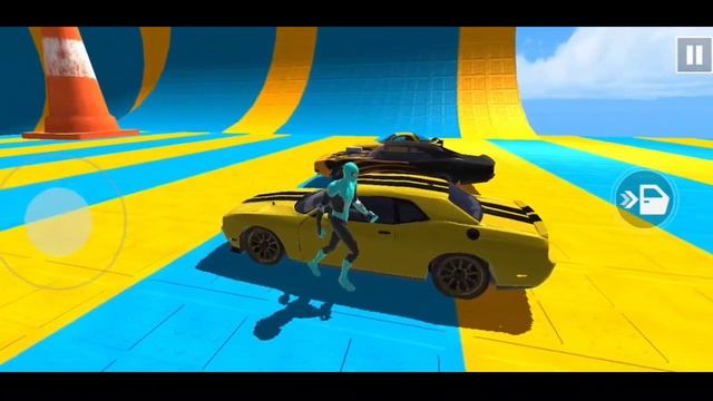 GT Spider Car Stunt Master Racing - Impossible Sport Car Driving Simulator - Android GamePlay смотреть онлайн