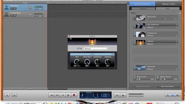 How to auto tune using garage band (Mac) Only смотреть онлайн
