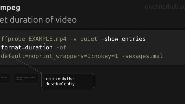 Get duration of video #ffmpeg смотреть онлайн